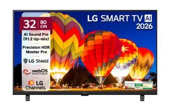 LG AI LB65 80 cm (32 inch) Full HD LED Smart WebOS TV 2026 Edition with Alpha5 AI Processor Gen9, HDR10 Pro, AI Magic Remote Compatible, AI Sound Pro (Virtual 9.1.2 Up-mix), 60 Hz Refresh Rate 5 YearsOS upgrade, Secured by LG Shield, LG Channels(32LB650BPLA)