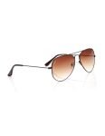 Fastrack Tees Brown Aviator Sunglasses for unisex