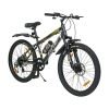 VESCO Drift 24T Kids 7 Gear Cycle for boys & girls age 9 to 13 24T MTB Cycle 24 T (inch) Mountain Cycle(7 Gear, Grey, Only Front Suspension)