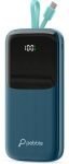 Pebble 10000 mAh Ultra Compact Pocket Size Power Bank(Blue, Lithium Polymer, Fast Charging for Mobile)