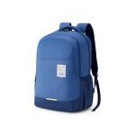 Kamiliant by American Tourister Biz Pro Casual Laptop Backpack with 15″ Inch Laptop Compartment, 30 L Capacity, Ergonomically Designed with Bottle Holder for Men And Women – Blue