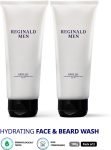 Reginald Men Hydrating Face & Beard Wash | Deep Clean, Acne & Tan Control with 8 Actives  Face Wash(200 g)