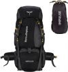 Impulse Rucksack bags 80 litres travel bag for men tourist bag for travel backpack for hiking trekking Bag for men camping Curve Black with 1 year Warranty | Black