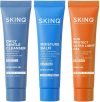 SKINQ Daily Essentials MiniQ Combo | Cleanser, Moisturizer & Sunscreen SPF 50+ | 3-Step Basic Skincare Routine & Trial Kit | 10ml Each(3 Items in the set)