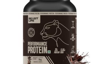 BeastLife Performance Yeast Protein Powder | 25g Protein | Chocolate |NABL Lab Certified | High Absorption for Muscle Growth |Smooth & Light, Easy to Digest with Ultrasorb Tech|5.64g BCAA | Best For Gut | Beta Glucan | Improves Immune Function | 1 Kg