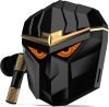 TRIGGR Wukong 35dB ANC, 4-mic ENC, Dual Pairing, 60H Battery, Monkey-king Design, v6.0 Bluetooth(Carbon Fury, True Wireless)