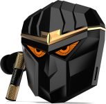 TRIGGR Wukong 35dB ANC, 4-mic ENC, Dual Pairing, 60H Battery, Monkey-king Design, v6.0 Bluetooth(Carbon Fury, True Wireless)