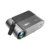 ZEBRONICS Zeb – Pixaplay 12 (4400 lm / 1 Speaker / Remote Controller) Portable with 1080p FHD Support, Dolby Audio, Built-in Speaker, 2x USB, HDMI, AV&AUX Ports, Up to 200-inch Screen Projector(Black)