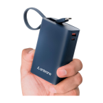 Ambrane 20000 mAh 22.5 W Ultra Compact Power Bank(Navy Blue, Lithium Polymer, Fast Charging, Power Delivery 3.0, Quick Charge 3.0 for Mobile, Earbuds, Smartwatch, Tablet)