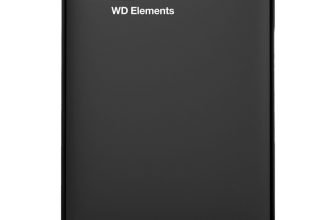 WD Elements 1 TB External Hard Disk Drive (HDD) 5 GB/s, USB 2.0, USB 3.0, Compatible with Windows(Black)