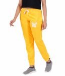 T2F Womens Joggers Track Pants(WOM-JOG-01_Yellow_M)