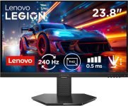 Lenovo Legion Series 60.45 cm (24 inches) Full HD LED Backlit IPS Panel with 99%sRGB, 2xHDMI 2.1 TMDS, 1xDP 1.4, Tilt, Swivel, Pivot, Height Adjust Stand, Gaming Gaming Monitor (Legion 24-10)(Response Time: 0.5 ms, 240 Hz Refresh Rate)