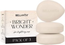 BELLAVITA Bright Wonder | Skin Brightening Soap | Dark Spots & Pigmentation Reduction(3 x 100 g)
