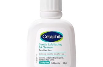Cetaphil Gentle Exfoliating SA Cleanser 29ml | Daily Foaming Face Wash with Salicylic Acid, Mandelic Acid & Gluconolactone | Smooth, Even Skin | For Sensitive & Acne-Prone Skin