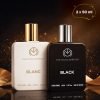 THE MAN COMPANY Blanc EDT (50ml) & Black EDT (50ml) Long Lasting Perfume Gift Set Eau de Toilette  –  100 ml(For Men)