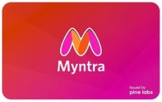 Myntra | E-Gift Card | Instant Delivery | Valid for online purchase | 1 year validity