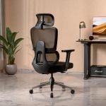Green Soul Orion | Ergonomic Office Chair for Work with Dual Panel Backrest | Intelli-Adapt Auto-Weight Sensing Recline |Seat Slider | 3D Armrest | 5 Year Warranty | Black