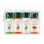 Biotique Travel Kit | Includes Green Apple, Bio Apricot, Morning Nectar & Honey Gel | Mini Skincare & Haircare Essentials for Travel | Enriched with 100% Botanical Extracts