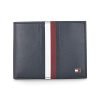 Tommy Hilfiger Men’s Passcase Wallet Rane – Navy | 2 Compartments | 10 Cards Slots | Stylish Men’s Leather Wallet