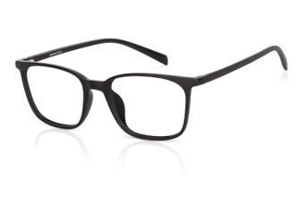 LENSKART BLU | Zero Power Blue Cut Computer Glasses | Anti Glare, Lightweight & Blocks Harmful Rays | UV Protection Specs | Men & Women | Medium | LB E13526