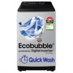 Samsung Smart Choice 8 kg, 5 star, Eco Bubble Tech, Digital Inverter Motor, Soft Closing Door, Fully-Automatic Top Load Washing Machine (WA80BG4441BGTL, Light Gray)