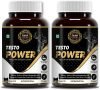 Shudh Kaama Testo Power Natural Testosterone Booster for Men | Strength Stamina & Endurance(2 x 60 Tablets)