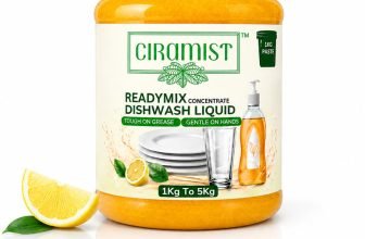 CIRAMIST DIY DISHWASH CONCENTRATE PASTE 1KG TO MAKE 5KG LIQ Dishwashing Detergent(1000 ml)