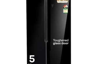 Godrej 540 L 3 Star 5 Years Comprehensive Warranty 4 Intelligent Modes|Toughened Glass Door|Frost Free SBS Inverter Refrigerator(2026 Model, RS EONVELVET 580C RID OP BK, Opera Black, 52141501SD03653)