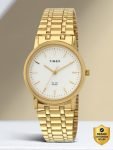 TIMEX Formals Round 32mm White Dial Analog Watch  – For Men