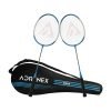 Adrenex by Flipkart R202 Combo White, Blue Strung Badminton Racquet(Pack of: 2, 192 g)