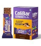 CaliBar 20g Protein Bar – Almond Choco Crispy Bar No added Sugar, Gluten-Free, 5g Fiber, No Preservatives, No Palm oil, Delicious Taste & 100% Veg Whey & Plant Based Protein (6 Bars)