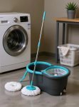 Stysol 360 CLEANING MOP SET FLOOR CLEANING COMES WITH 1 MICROFIBER REFILL Mop Set(Grey)