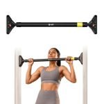 Cult Adjustable Pull-Up Bar for Home for Kids and Adults | 200 kg Weight Capacity | Heavy-Duty Steel Wall Mounted & Doorway Bar | Anti-Skid Grip Multi-Grip Pull-Up Bar for Home Workout | No-Drill Installation for Pull Ups, Chin Ups & Core Training | Size – 72-110 cm