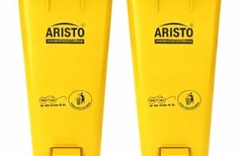 Aristo Plastic Pedal Garbage Waste Dustbin 70 LTR Yellow/Yellow