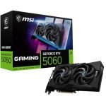 MSI GeForce RTX 5060 8G Gaming OC V1 Graphics Card, 8GB GDDR7, 128-bit, PCIe Gen 5, 2587 MHz Boost Clock, STORMFORCE Fan Cooling, HDMI 2.1b, DisplayPort 2.1b, NVIDIA Blackwell Architecture