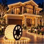 Desidiya 50M LED Rope Light Warm White Lights for Decoration