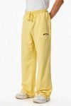 Bonkers Corner Solid Men Yellow Track Pants