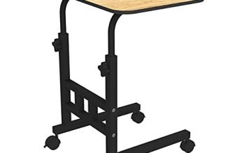 Portronics My Buddy D Wood Multipurpose Movable & Adjustable Table for Computer & Laptop(Brown)