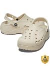 CROCS Baya Platform Women Clogs(Beige , 6 UK/India)