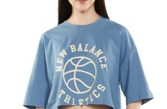new balance Athletics Oversized League T-Shirt Womens Oversized Fit, Blue, XL