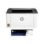 HP Laser 1008w Printer, Monochrome Laser (Home & Home Office), Wi-Fi Direct, Up to 21 ppm, 150-Sheet Input Tray, Compact, 10,000 Page Duty Cycle