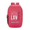 UNITED COLORS OF BENETTON Caspian 16L Polyester 2 Compartment Laptop Backpack For Unisex – Red