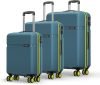 Safari Magnum Fury of 3 (Small 55cm | Medium 65cm | Large 75cm) 4W Cabin & Check-in Set 8 Wheels – 30 Inches