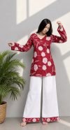 TWISTTREND Women Kurti Palazzo Set