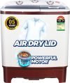 Billion 6.5 kg 5 Star rating Semi Automatic Top Load Washing Machine White, Maroon(BNSA655NNNDM)