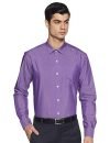 Amazon Brand – Symbol Men’s Cotton Formal Shirt | Plain | Full Sleeve – Regular Fit (Available in Plus Size) (Purple_42)