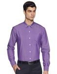 Amazon Brand – Symbol Men’s Cotton Formal Shirt | Plain | Full Sleeve – Regular Fit (Available in Plus Size) (Purple_42)