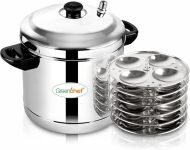Greenchef Vesta Induction Idli Maker(6 Plates , 24 Idlis )