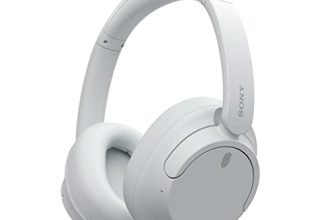 Sony WH-CH720N Active Noise Cancellation Wireless Bluetooth Over Ear Headphones with Mic, Adaptive Sound Control, Quick Charge, Up to 35Hrs Battery, Customized EQ- White
