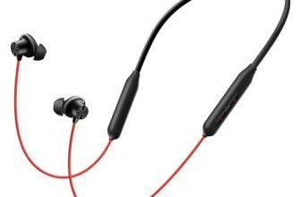 OnePlus Bullets Wireless Z3 in-Ear Neckband with 12.4mm Drivers, 3D Spatial Audio,10 mins Charge for 27 hrs Playback, AI Call Noise Cancellation, 4 EQ preset, Dynamic bass Enhancement & BT5.4